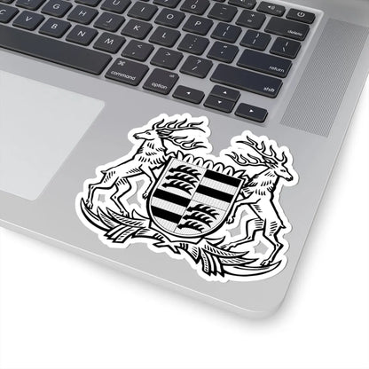 Wappen Volksstaat Württemberg SW (Germany) (Coat of Arms) STICKER Vinyl Kiss-Cut Decal - The Sticker Space