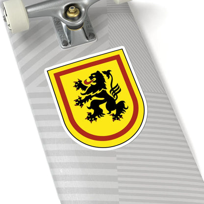 Wappen vom Landkreis Meissen 2009 (Germany) (Coat of Arms) STICKER Vinyl Kiss-Cut Decal - The Sticker Space