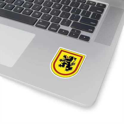 Wappen vom Landkreis Meissen 2009 (Germany) (Coat of Arms) STICKER Vinyl Kiss-Cut Decal - The Sticker Space