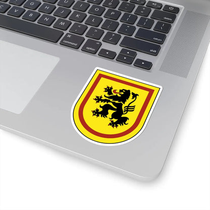 Wappen vom Landkreis Meissen 2009 (Germany) (Coat of Arms) STICKER Vinyl Kiss-Cut Decal - The Sticker Space