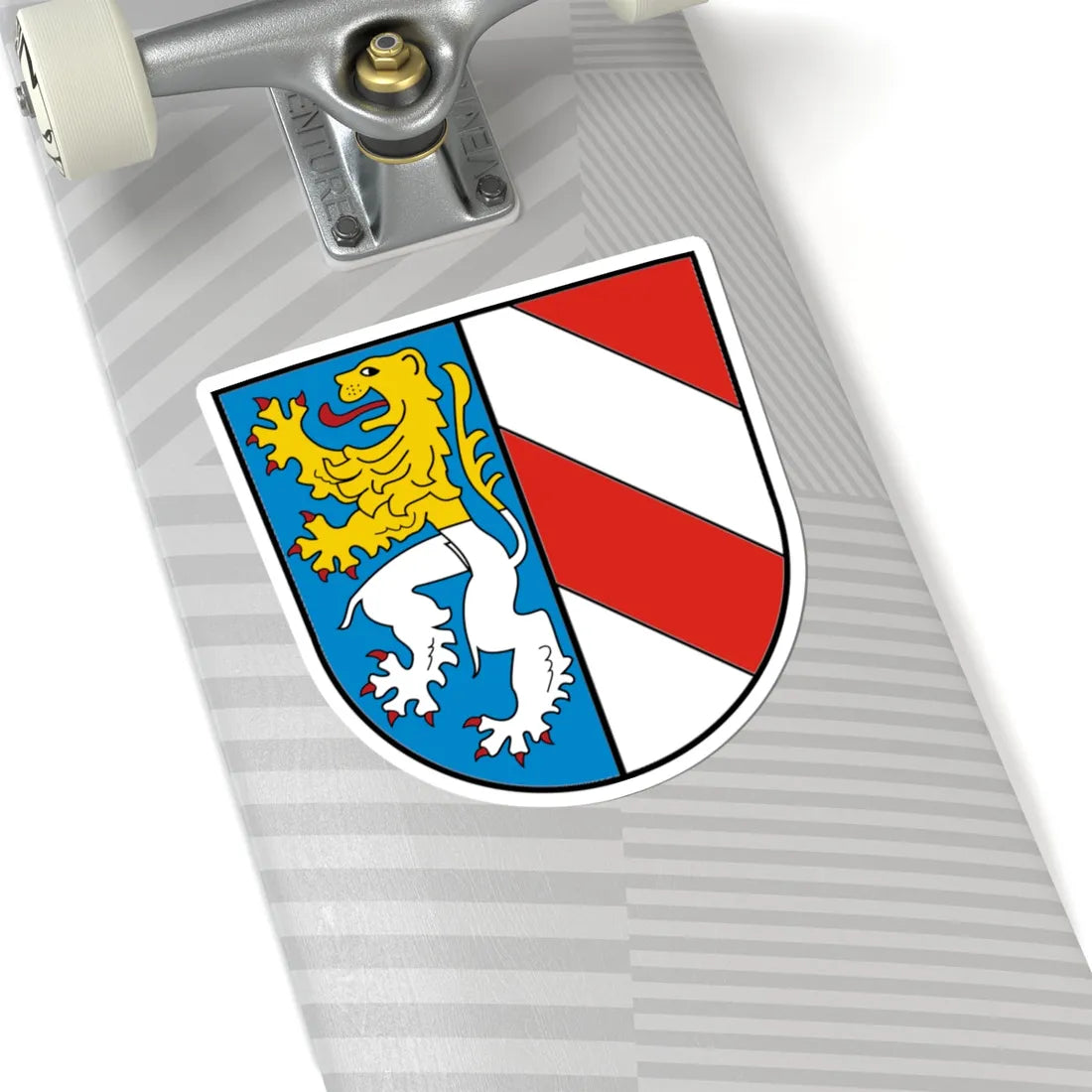 Wappen vom Landkreis Zwickau (Germany) (Coat of Arms) STICKER Vinyl Kiss-Cut Decal - The Sticker Space