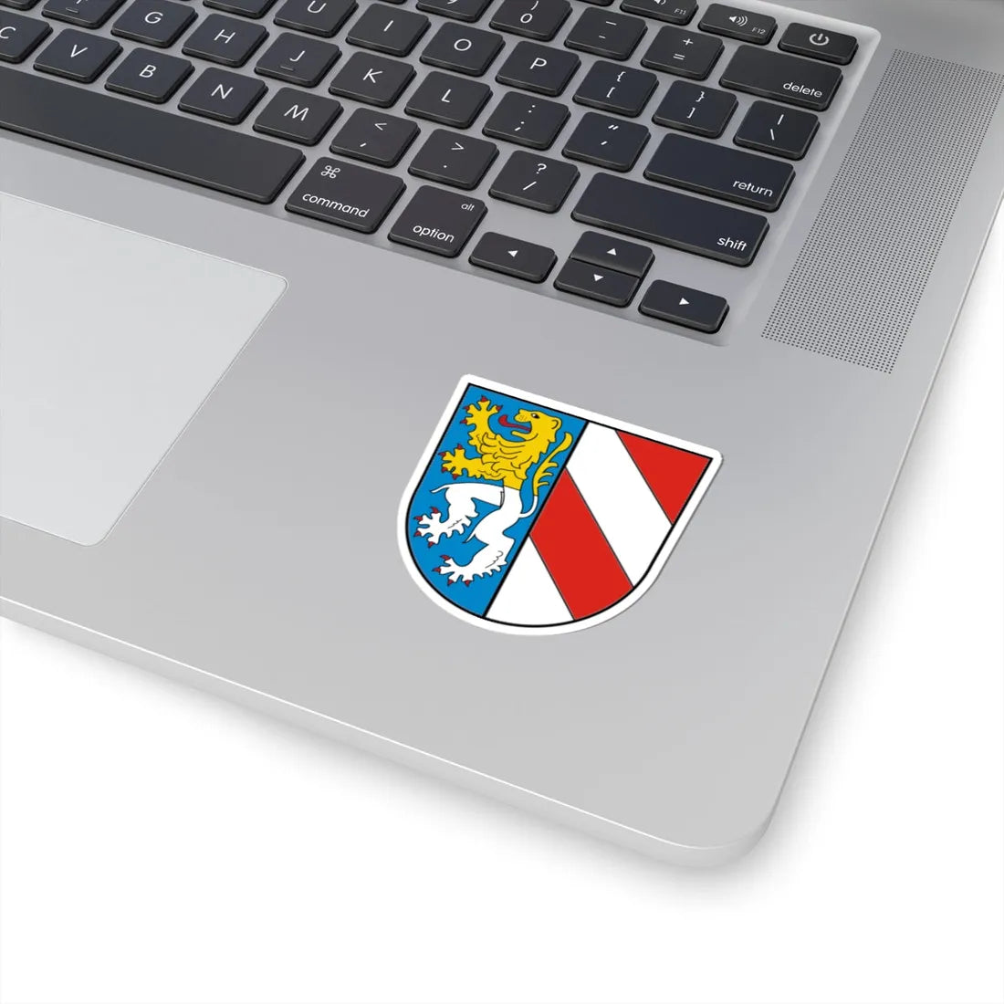 Wappen vom Landkreis Zwickau (Germany) (Coat of Arms) STICKER Vinyl Kiss-Cut Decal - The Sticker Space