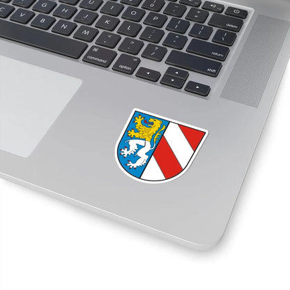 Wappen vom Landkreis Zwickau (Germany) (Coat of Arms) STICKER Vinyl Kiss-Cut Decal - The Sticker Space