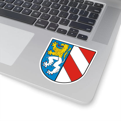 Wappen vom Landkreis Zwickau (Germany) (Coat of Arms) STICKER Vinyl Kiss-Cut Decal - The Sticker Space