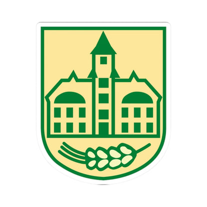 Wappen von Belgershain (Germany) (Coat of Arms) STICKER Vinyl Kiss-Cut Decal 2 Inch White - The Sticker Space