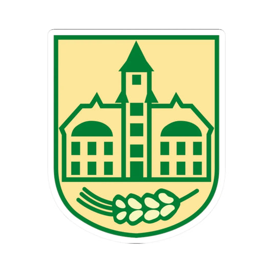 Wappen von Belgershain (Germany) (Coat of Arms) STICKER Vinyl Kiss-Cut Decal 2 Inch White - The Sticker Space