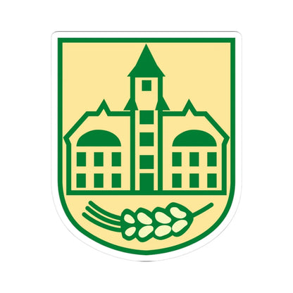 Wappen von Belgershain (Germany) (Coat of Arms) STICKER Vinyl Kiss-Cut Decal 3 Inch White - The Sticker Space