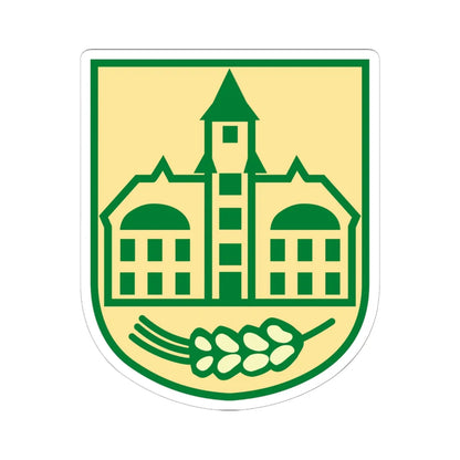 Wappen von Belgershain (Germany) (Coat of Arms) STICKER Vinyl Kiss-Cut Decal 6 Inch White - The Sticker Space