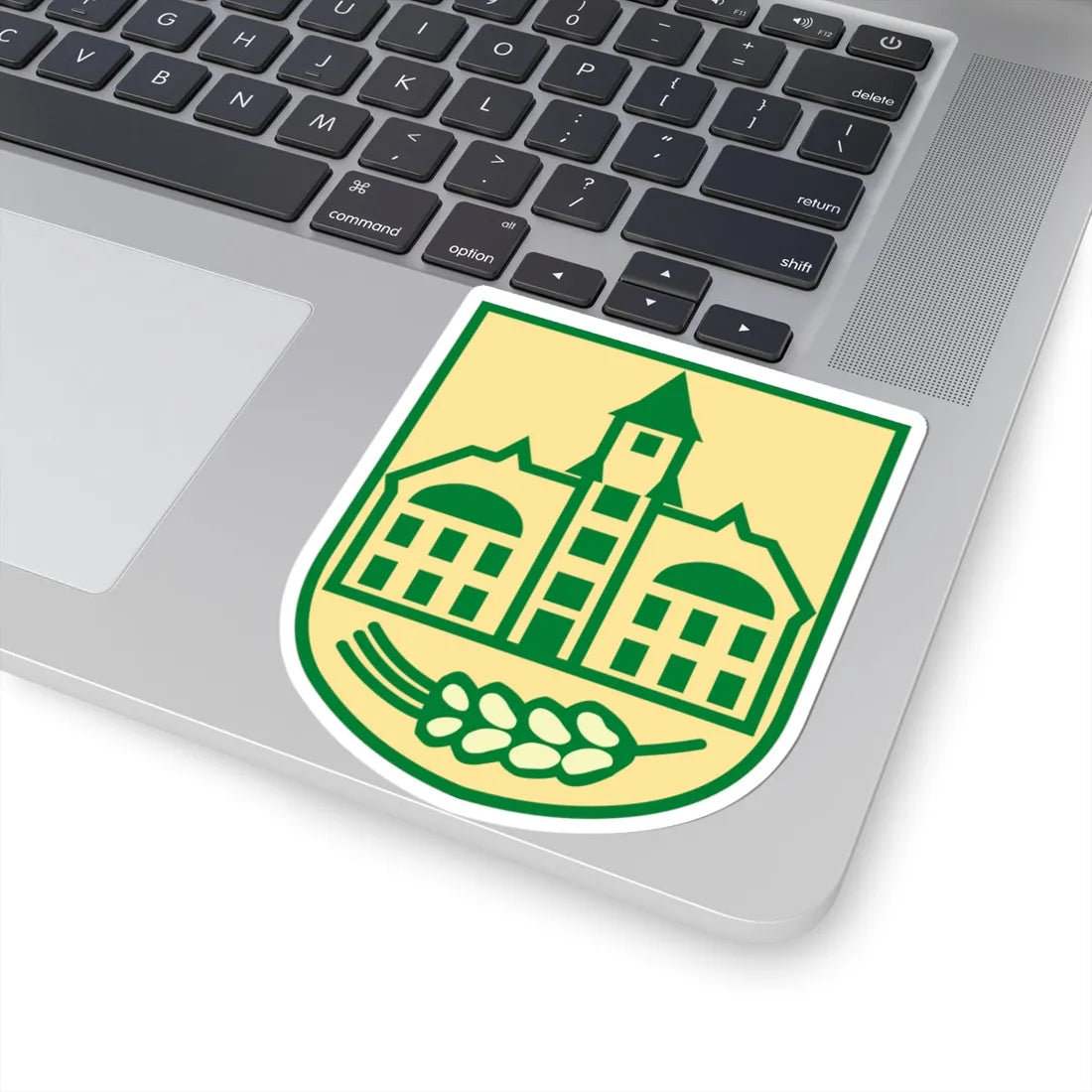 Wappen von Belgershain (Germany) (Coat of Arms) STICKER Vinyl Kiss-Cut Decal - The Sticker Space