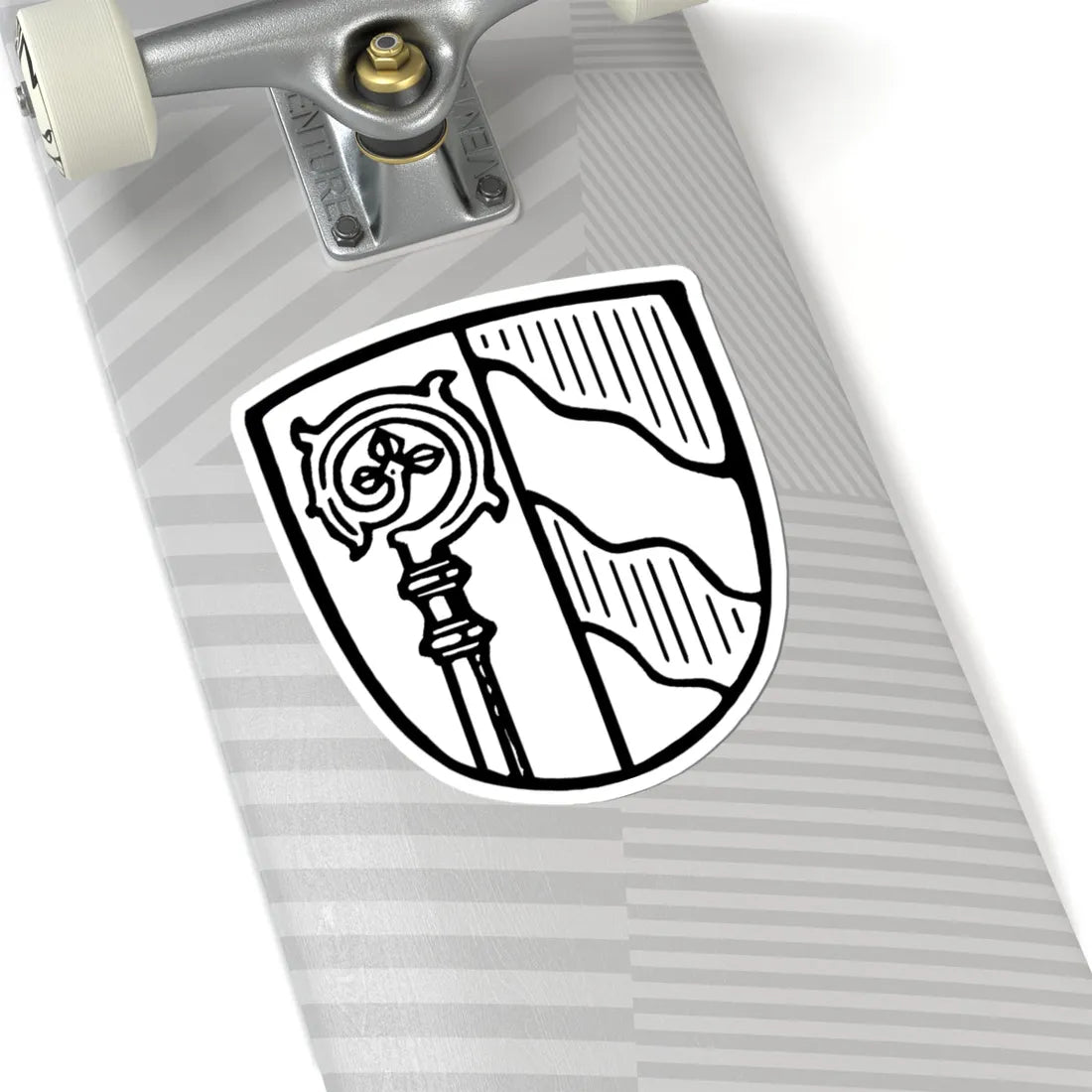 Wappen von Eching am Ammersee sw (Germany) (Coat of Arms) STICKER Vinyl Kiss-Cut Decal - The Sticker Space