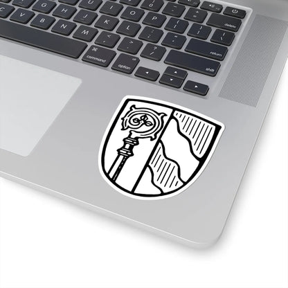 Wappen von Eching am Ammersee sw (Germany) (Coat of Arms) STICKER Vinyl Kiss-Cut Decal - The Sticker Space