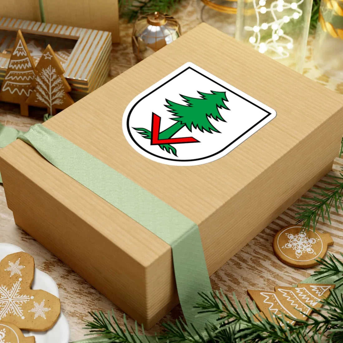 Wappen Vordemwald AG (Switzerland) (Coat of Arms) STICKER Vinyl Kiss-Cut Decal - The Sticker Space