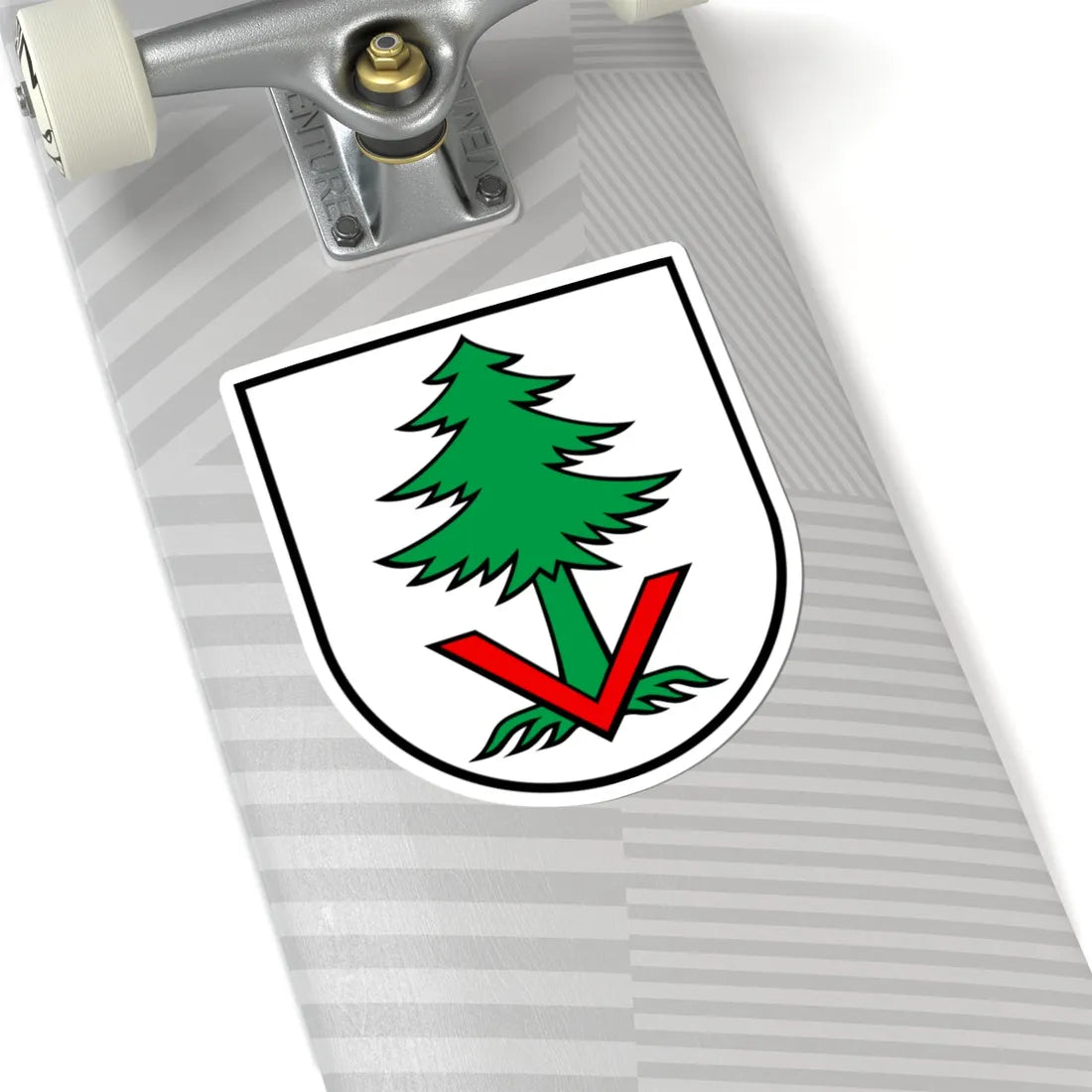 Wappen Vordemwald AG (Switzerland) (Coat of Arms) STICKER Vinyl Kiss-Cut Decal - The Sticker Space