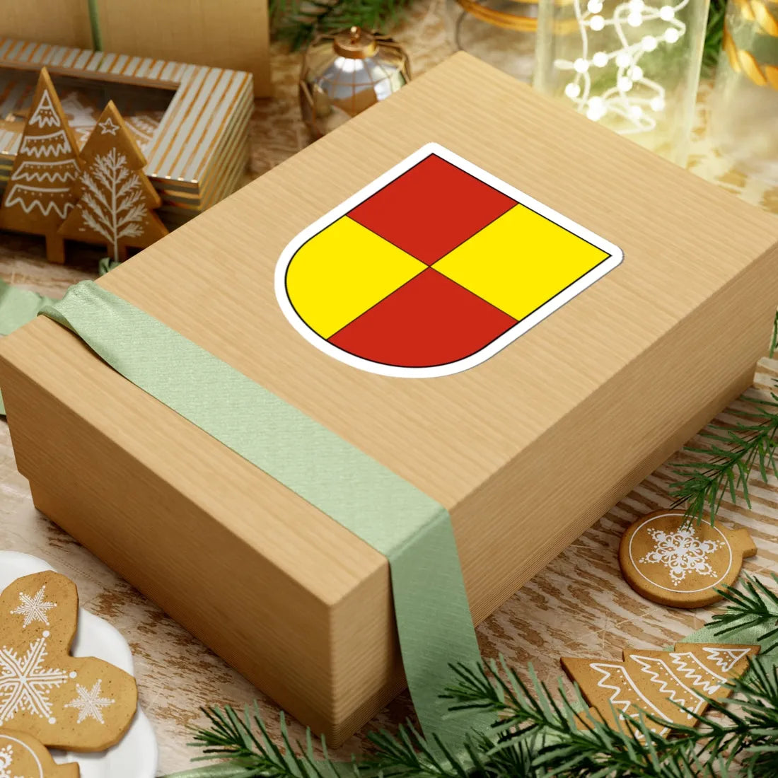 Wappen Waengi (Switzerland) (Coat of Arms) STICKER Vinyl Kiss-Cut Decal - The Sticker Space