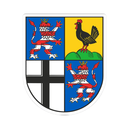 Wappen Wartburgkreis (Germany) (Coat of Arms) STICKER Vinyl Kiss-Cut Decal 3 Inch White - The Sticker Space