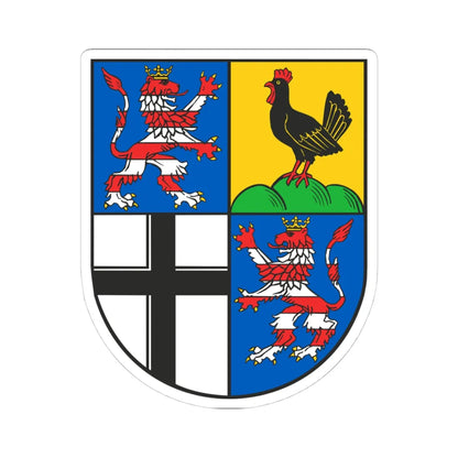 Wappen Wartburgkreis (Germany) (Coat of Arms) STICKER Vinyl Kiss-Cut Decal 4 Inch White - The Sticker Space