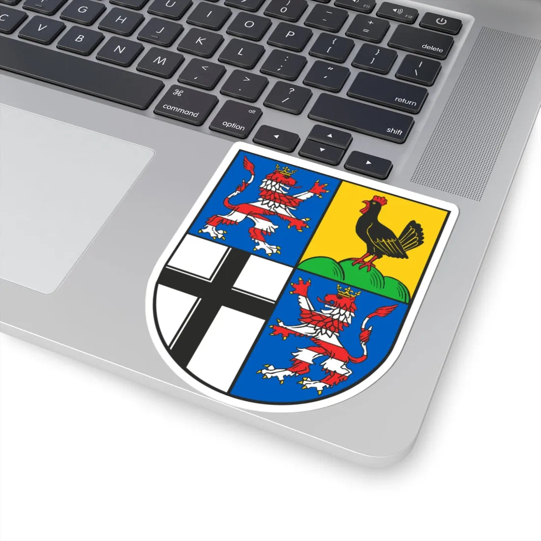 Wappen Wartburgkreis (Germany) (Coat of Arms) STICKER Vinyl Kiss-Cut Decal - The Sticker Space