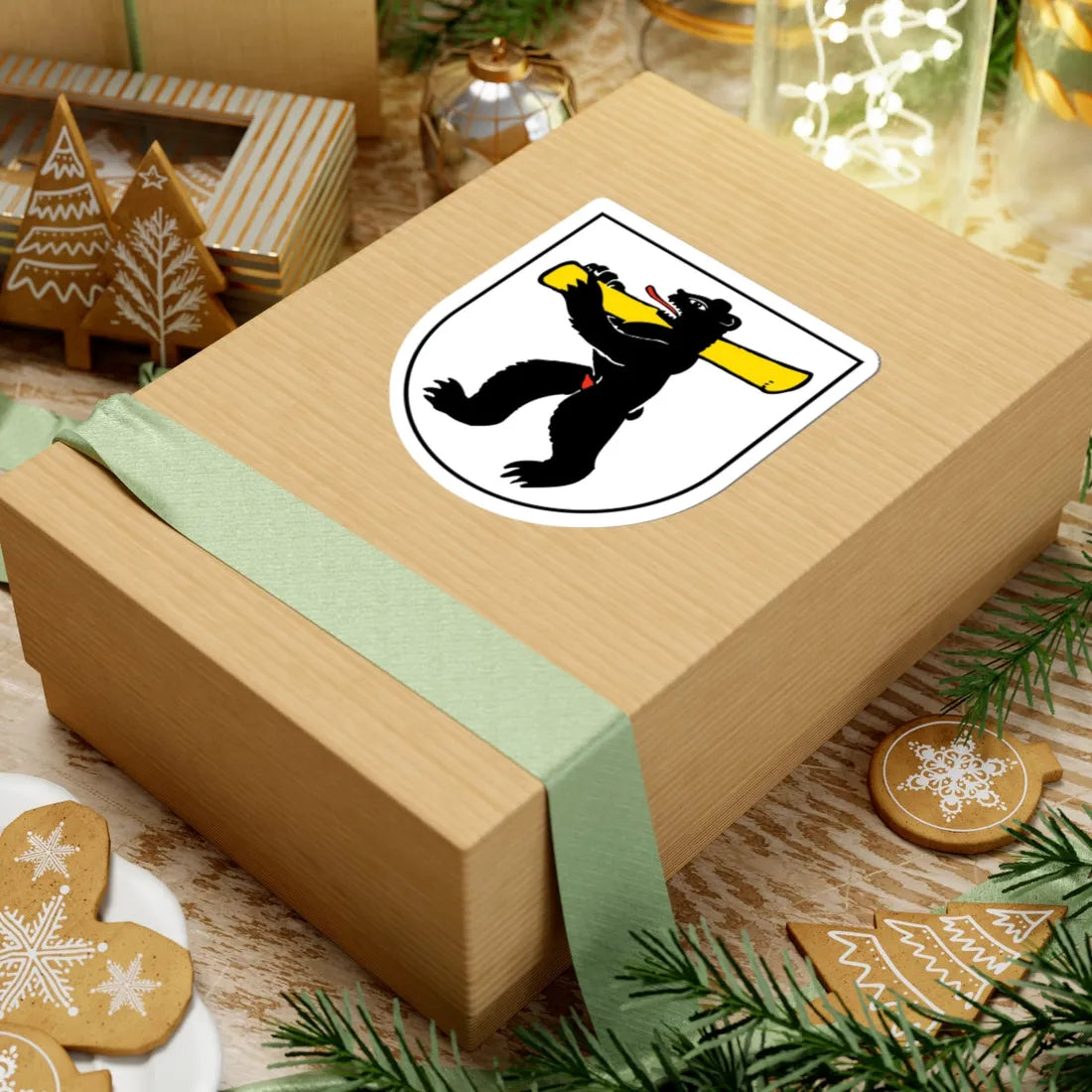 Wappen Wassen (Switzerland) (Coat of Arms) STICKER Vinyl Kiss-Cut Decal - The Sticker Space