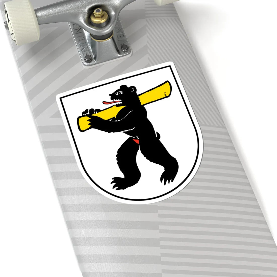 Wappen Wassen (Switzerland) (Coat of Arms) STICKER Vinyl Kiss-Cut Decal - The Sticker Space