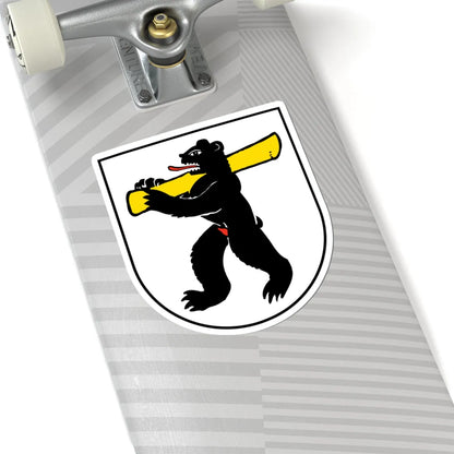 Wappen Wassen (Switzerland) (Coat of Arms) STICKER Vinyl Kiss-Cut Decal - The Sticker Space