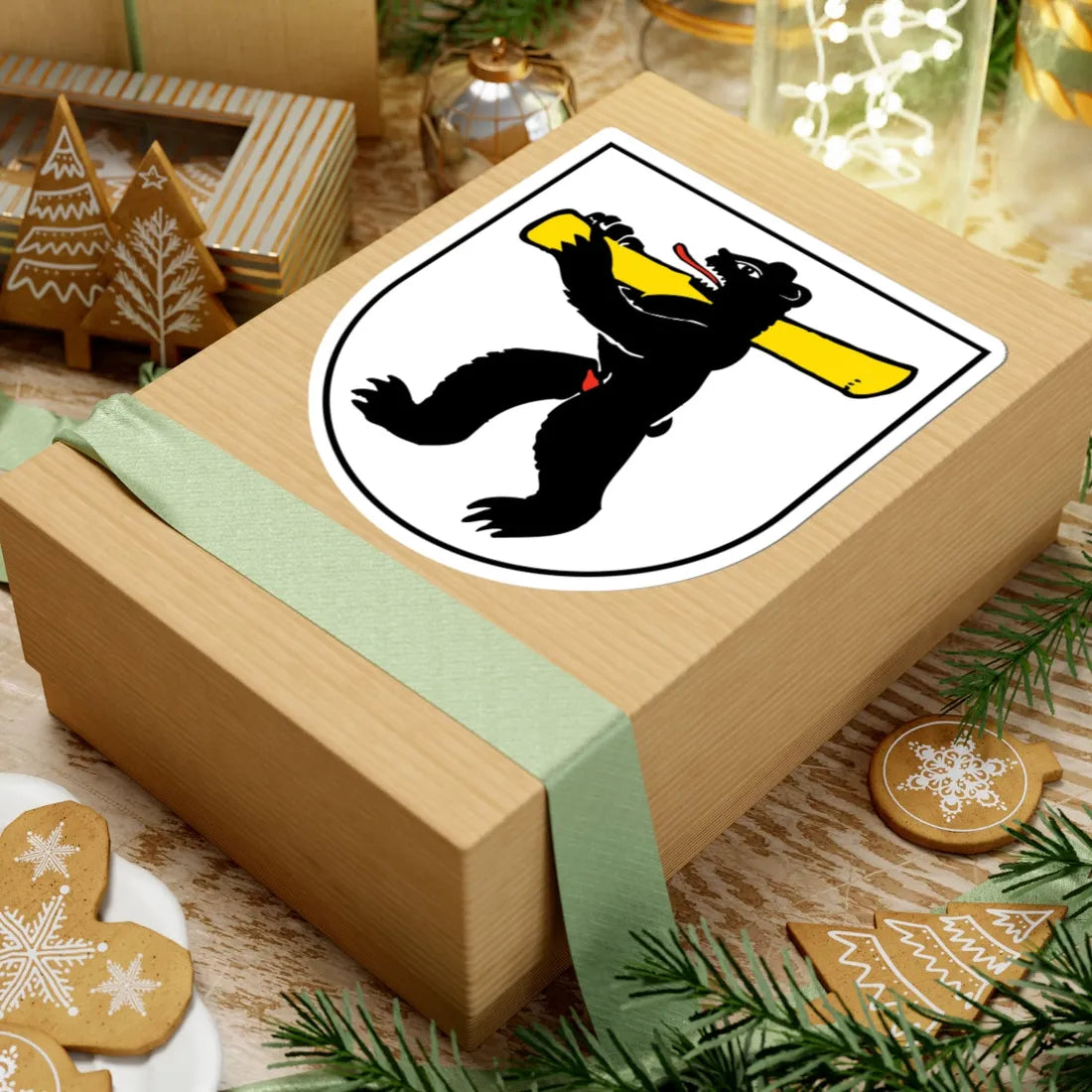 Wappen Wassen (Switzerland) (Coat of Arms) STICKER Vinyl Kiss-Cut Decal - The Sticker Space