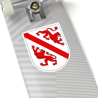 Wappen Weesen (Switzerland) (Coat of Arms) STICKER Vinyl Kiss-Cut Decal - The Sticker Space