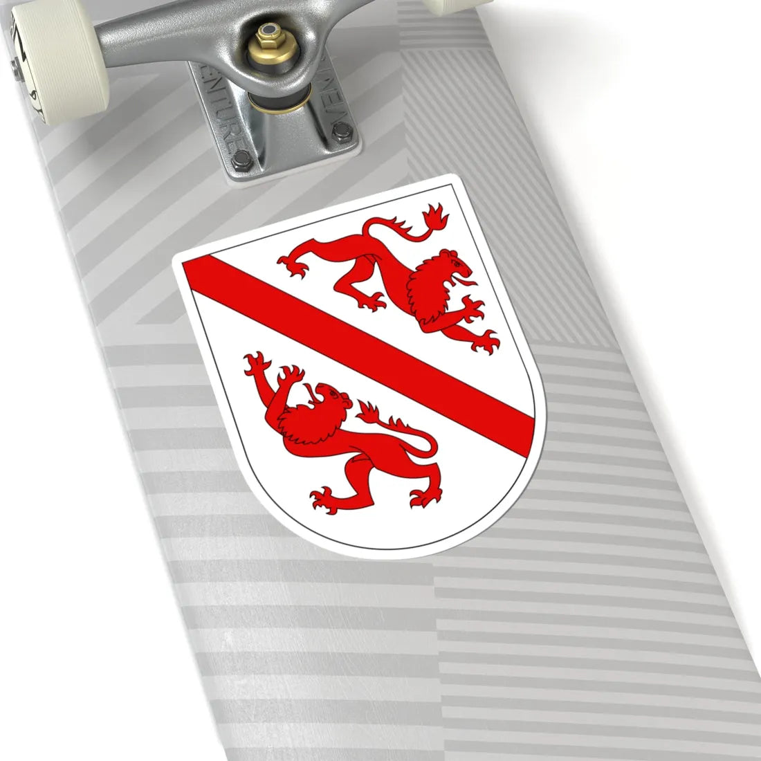 Wappen Weesen (Switzerland) (Coat of Arms) STICKER Vinyl Kiss-Cut Decal - The Sticker Space