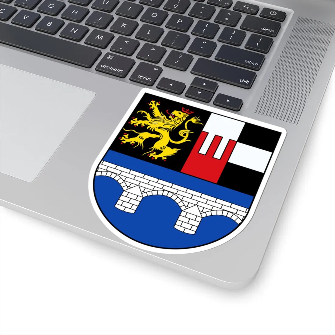 Wappen Weischlitz (Germany) (Coat of Arms) STICKER Vinyl Kiss-Cut Decal - The Sticker Space