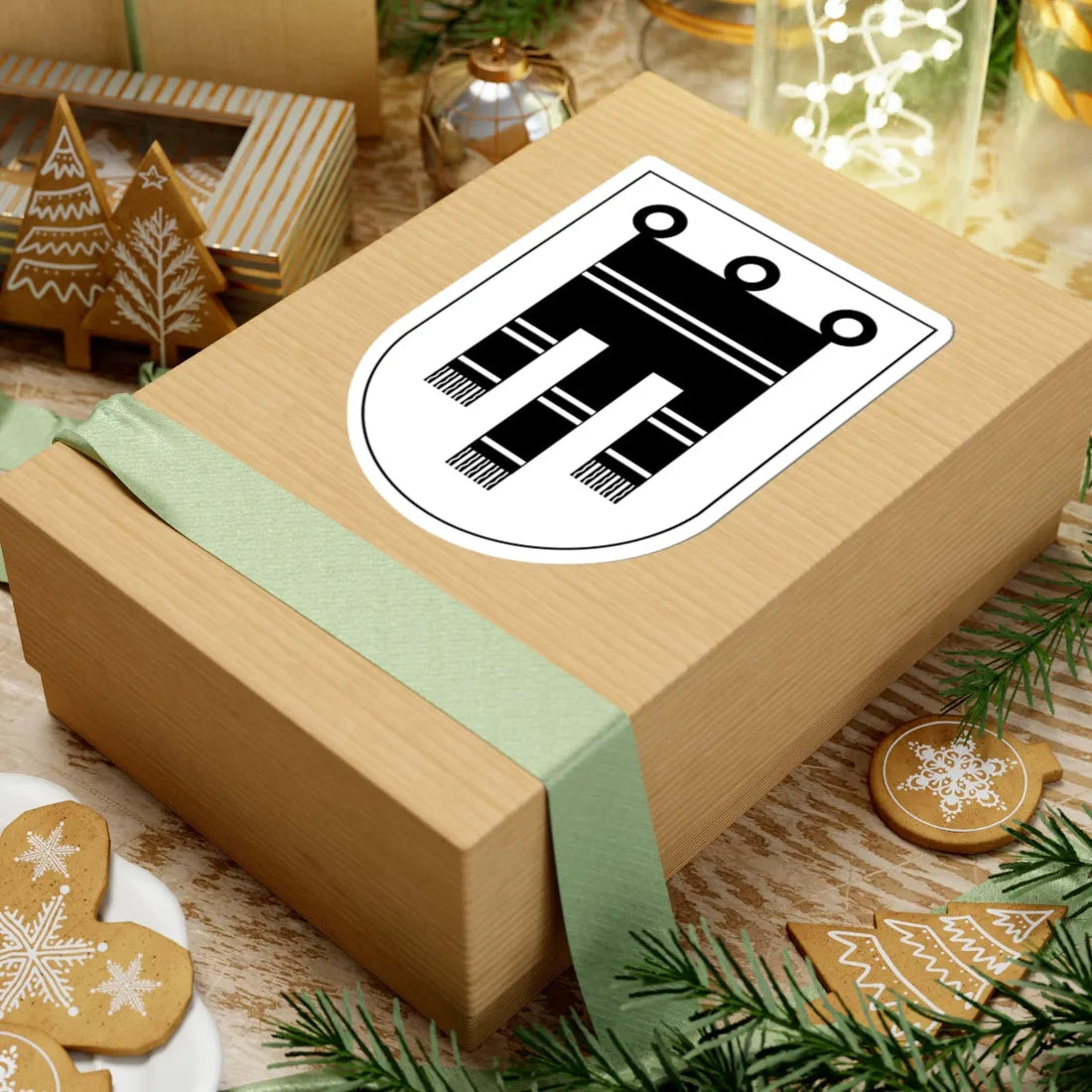 Wappen Werdenberger1 (Switzerland) (Coat of Arms) STICKER Vinyl Kiss-Cut Decal - The Sticker Space