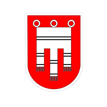 Wappen Werdenberger2 (Switzerland) (Coat of Arms) STICKER Vinyl Kiss-Cut Decal 6 Inch White - The Sticker Space