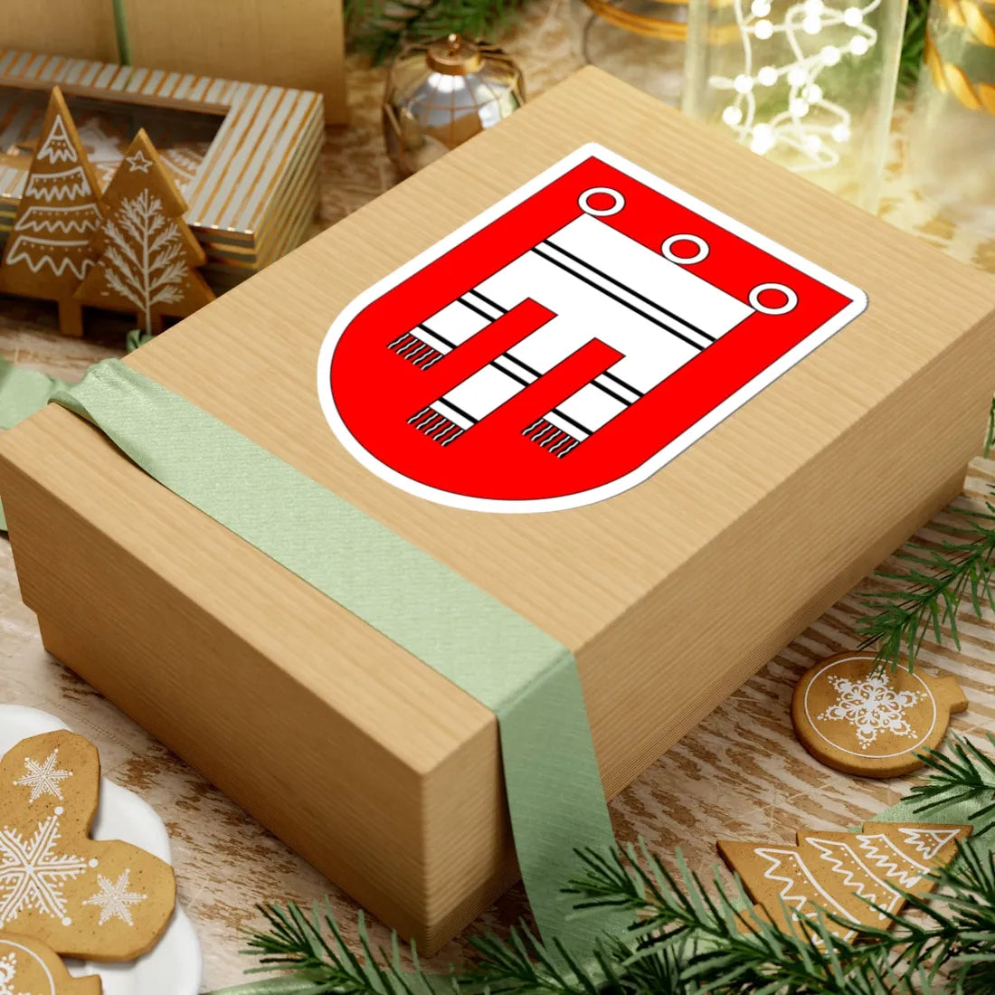 Wappen Werdenberger2 (Switzerland) (Coat of Arms) STICKER Vinyl Kiss-Cut Decal - The Sticker Space