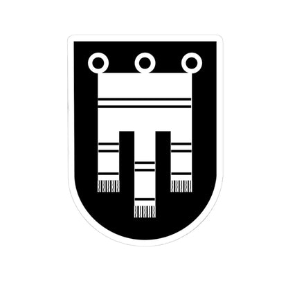 Wappen Werdenberger3 (Switzerland) (Coat of Arms) STICKER Vinyl Kiss-Cut Decal 4 Inch White - The Sticker Space