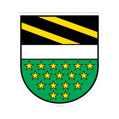 Wappen Wiedemar Sachsen (Germany) (Coat of Arms) STICKER Vinyl Kiss-Cut Decal 2 Inch White - The Sticker Space