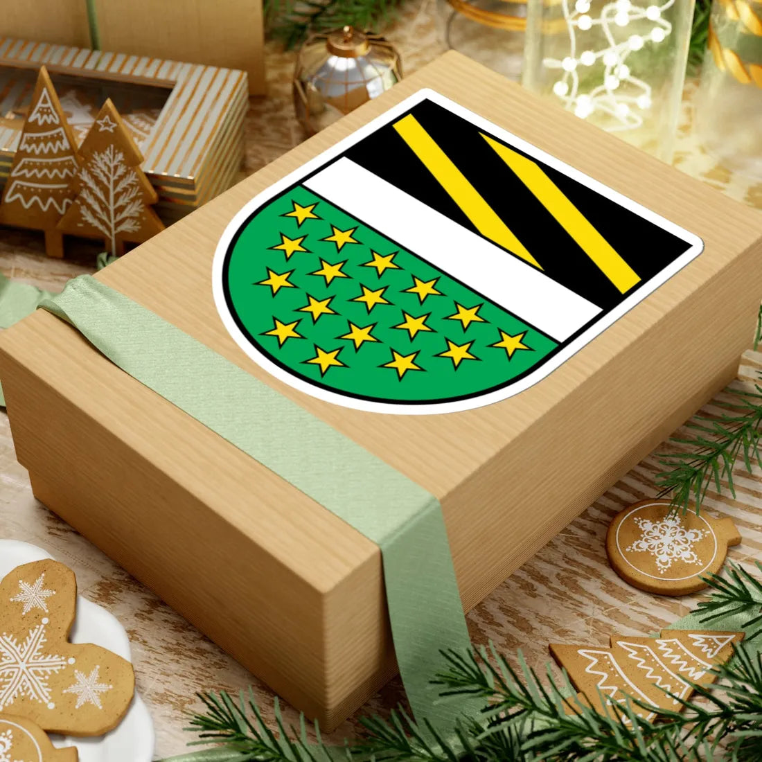 Wappen Wiedemar Sachsen (Germany) (Coat of Arms) STICKER Vinyl Kiss-Cut Decal - The Sticker Space