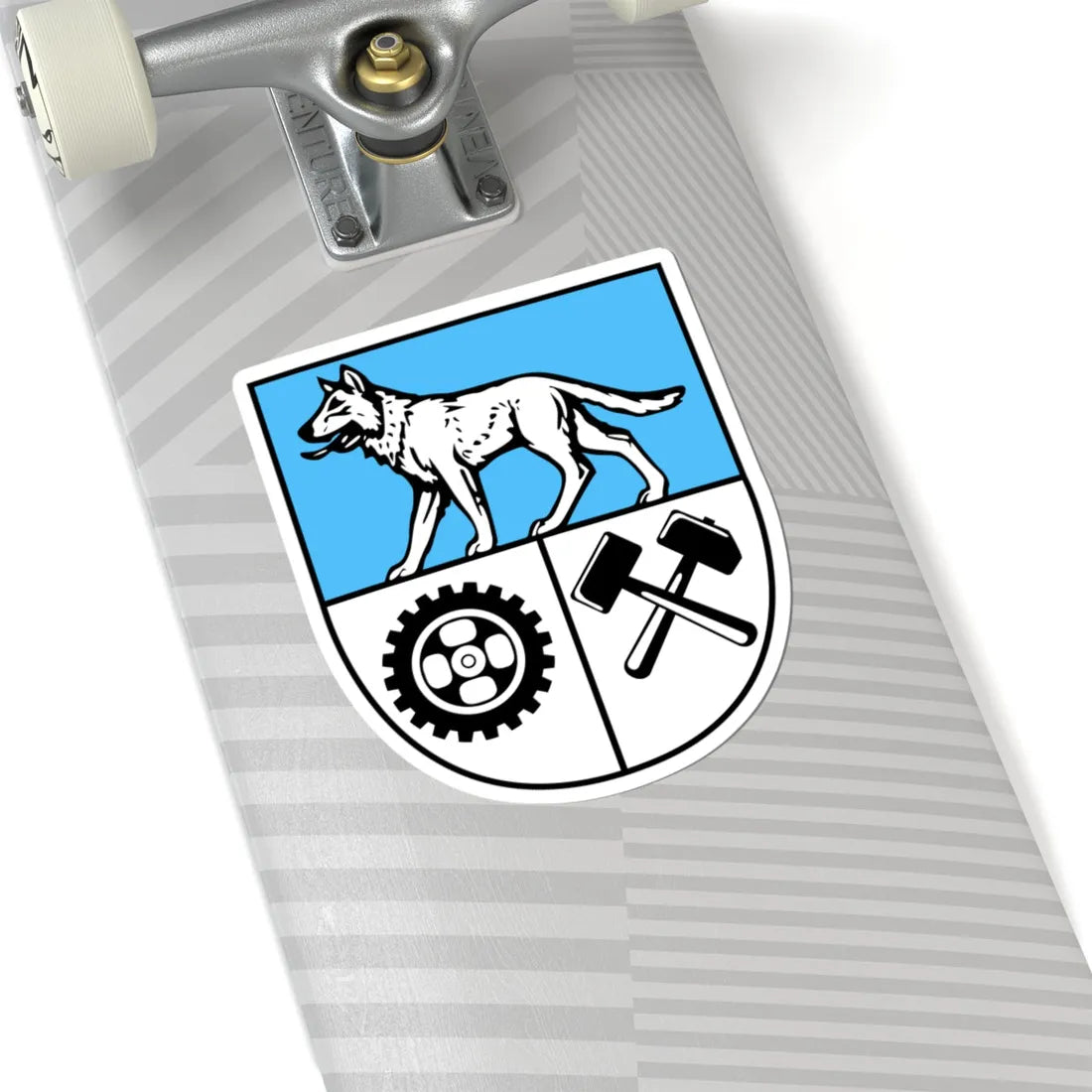 Wappen Wilkau-Hasslau (Germany) (Coat of Arms) STICKER Vinyl Kiss-Cut Decal - The Sticker Space