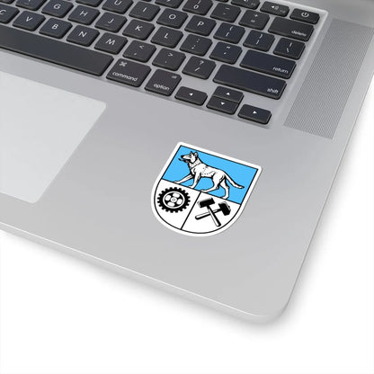 Wappen Wilkau-Hasslau (Germany) (Coat of Arms) STICKER Vinyl Kiss-Cut Decal - The Sticker Space