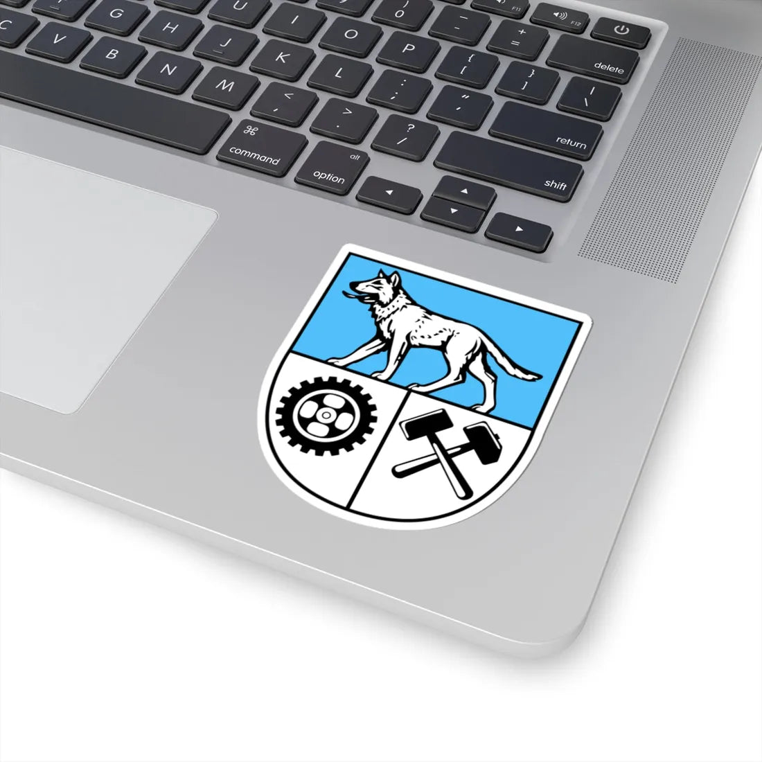 Wappen Wilkau-Hasslau (Germany) (Coat of Arms) STICKER Vinyl Kiss-Cut Decal - The Sticker Space