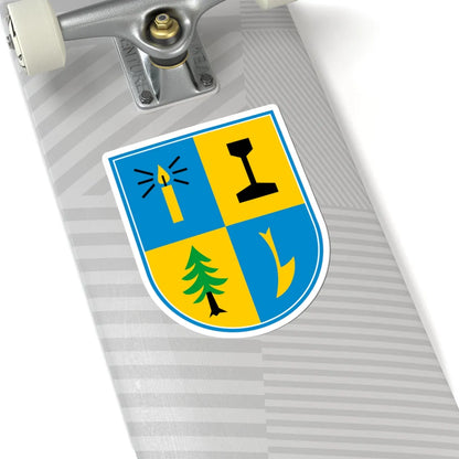 Wappen Wülknitz (Germany) (Coat of Arms) STICKER Vinyl Kiss-Cut Decal - The Sticker Space