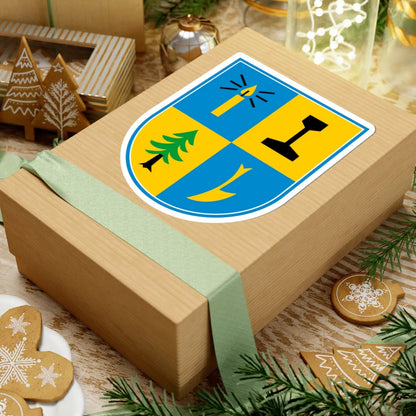 Wappen Wülknitz (Germany) (Coat of Arms) STICKER Vinyl Kiss-Cut Decal - The Sticker Space