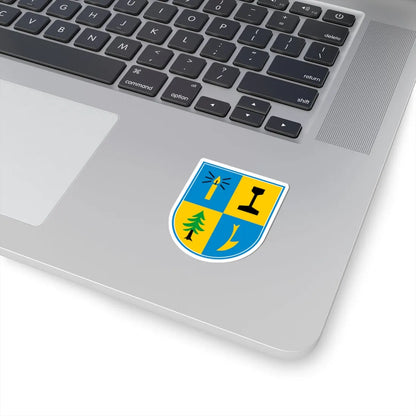 Wappen Wülknitz (Germany) (Coat of Arms) STICKER Vinyl Kiss-Cut Decal - The Sticker Space