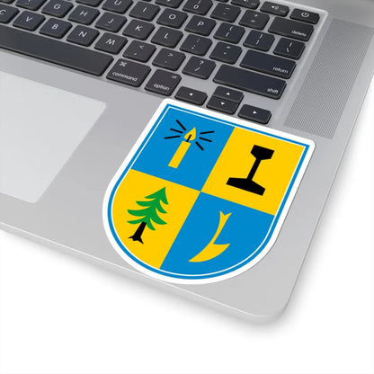 Wappen Wülknitz (Germany) (Coat of Arms) STICKER Vinyl Kiss-Cut Decal - The Sticker Space