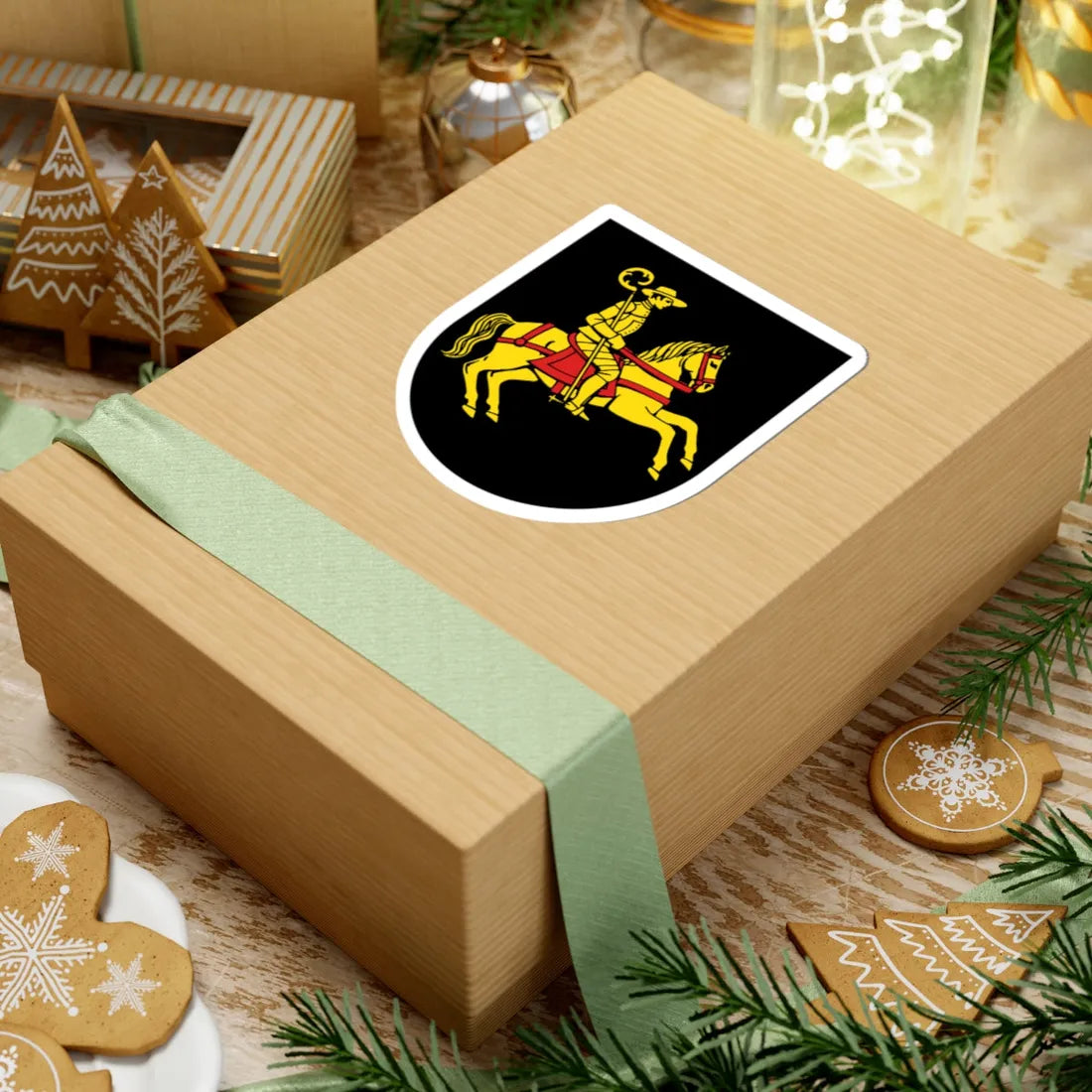 Wappen Wurzen (Germany) (Coat of Arms) STICKER Vinyl Kiss-Cut Decal - The Sticker Space