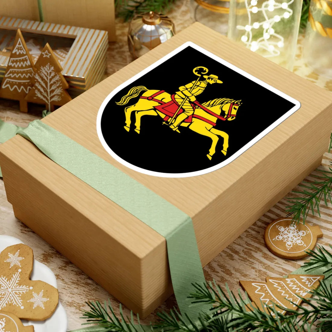 Wappen Wurzen (Germany) (Coat of Arms) STICKER Vinyl Kiss-Cut Decal - The Sticker Space