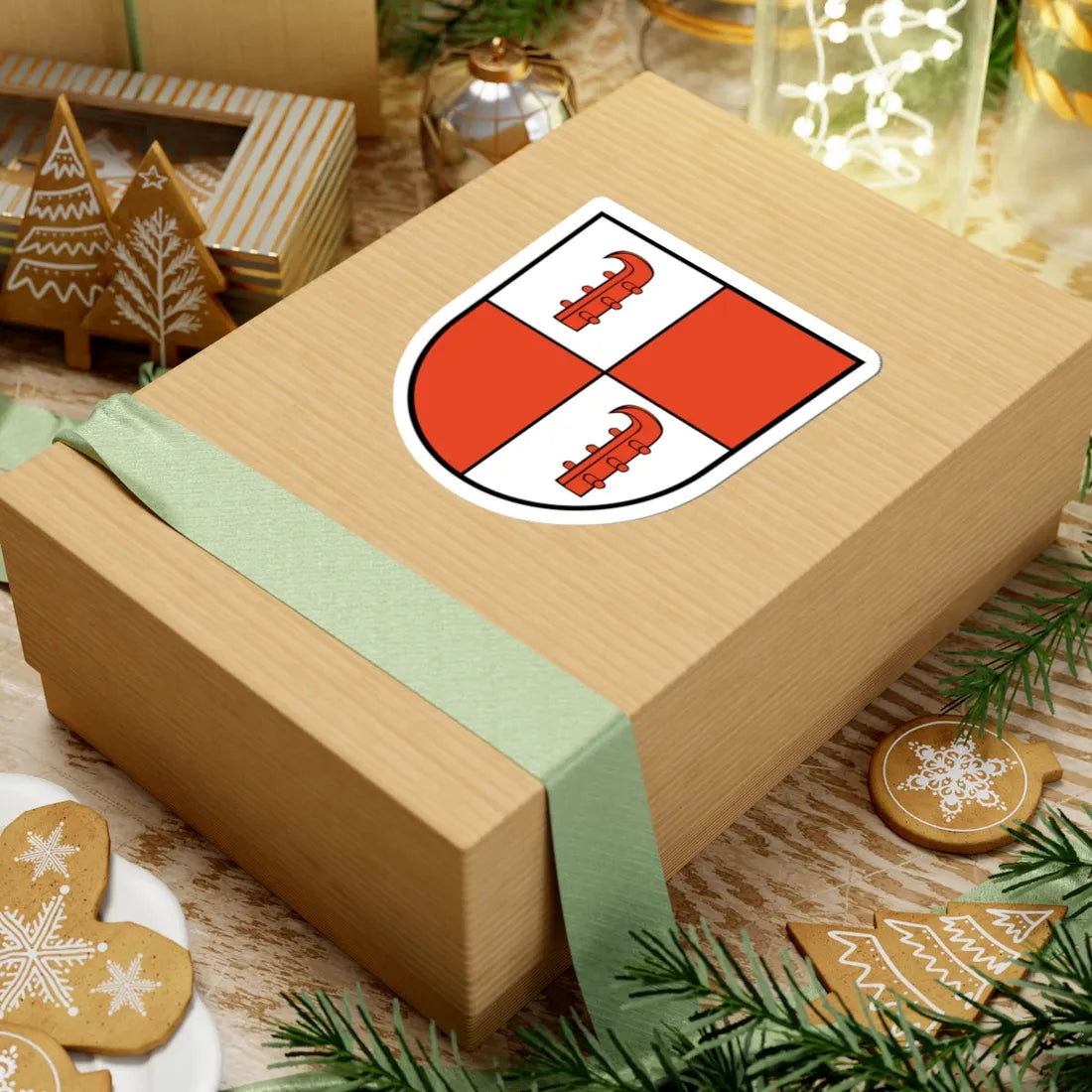 Wappen Zeestow-Brieselang (Germany) (Coat of Arms) STICKER Vinyl Kiss-Cut Decal - The Sticker Space