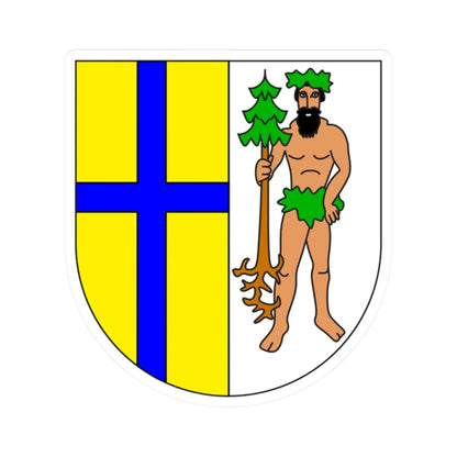 Wappen Zehngerichtebund2 (Switzerland) (Coat of Arms) STICKER Vinyl Kiss-Cut Decal 2 Inch White - The Sticker Space