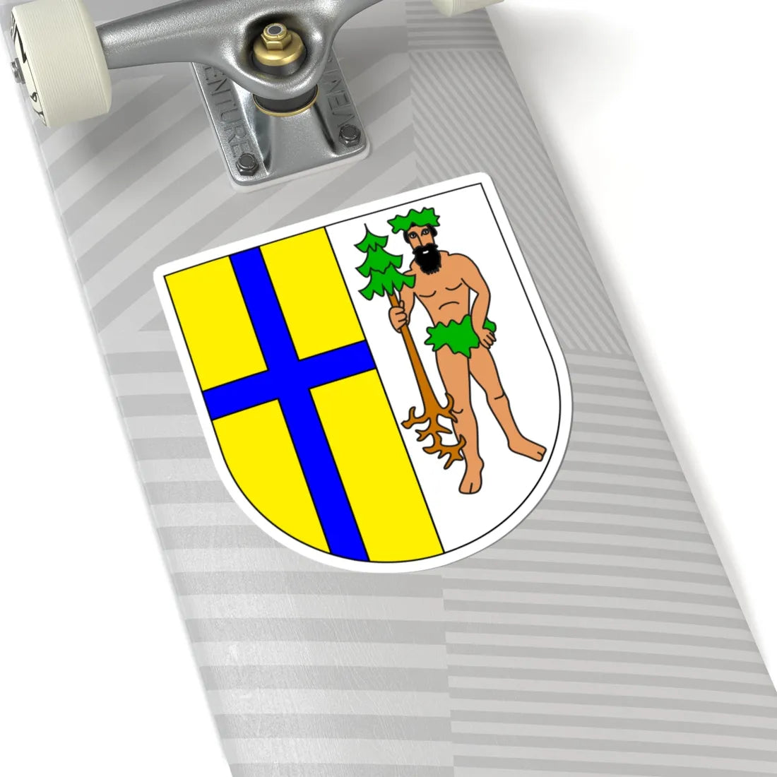 Wappen Zehngerichtebund2 (Switzerland) (Coat of Arms) STICKER Vinyl Kiss-Cut Decal - The Sticker Space