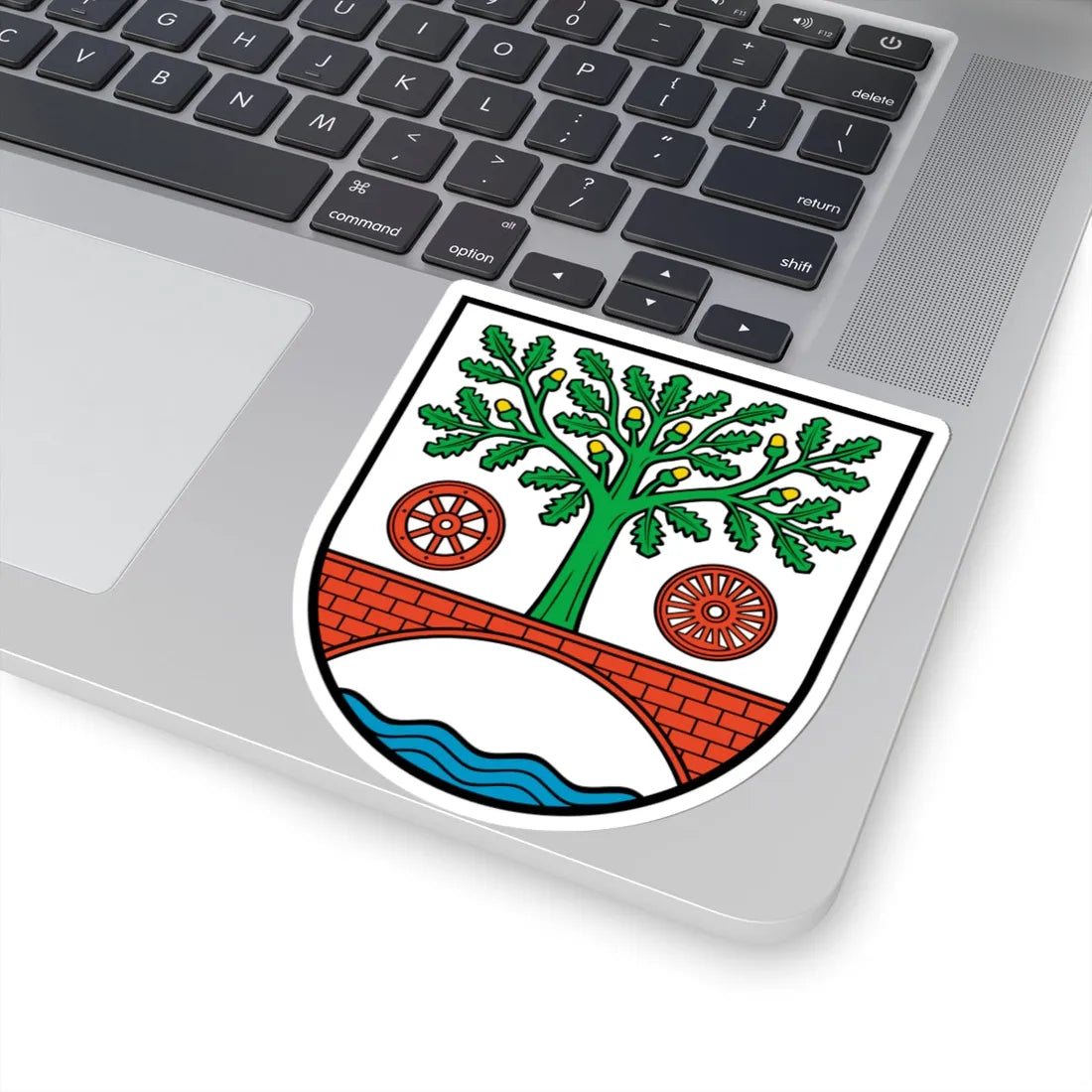 Wappen Zepernick (Germany) (Coat of Arms) STICKER Vinyl Kiss-Cut Decal - The Sticker Space