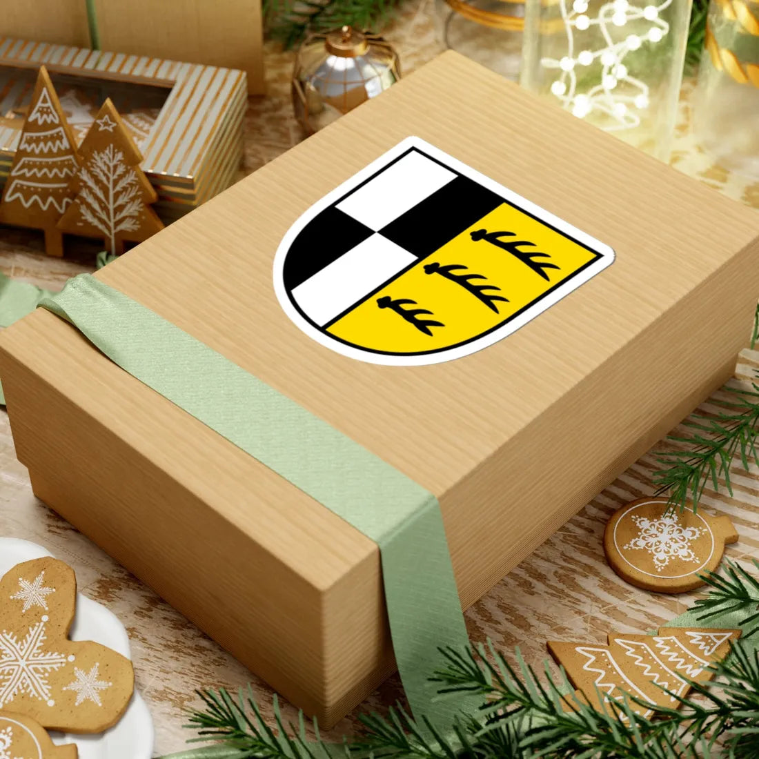 Wappen Zollernalbkreis (Germany) (Coat of Arms) STICKER Vinyl Kiss-Cut Decal - The Sticker Space