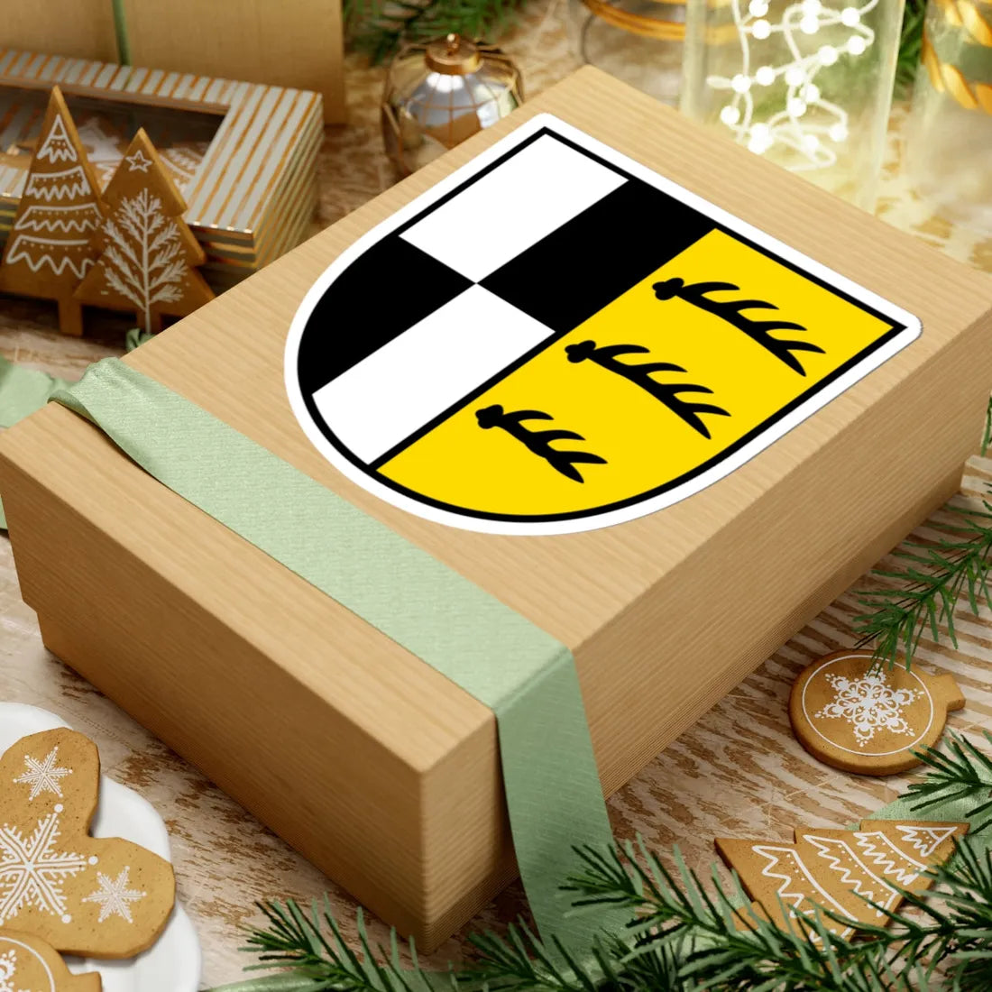 Wappen Zollernalbkreis (Germany) (Coat of Arms) STICKER Vinyl Kiss-Cut Decal - The Sticker Space