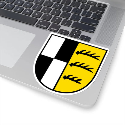 Wappen Zollernalbkreis (Germany) (Coat of Arms) STICKER Vinyl Kiss-Cut Decal - The Sticker Space